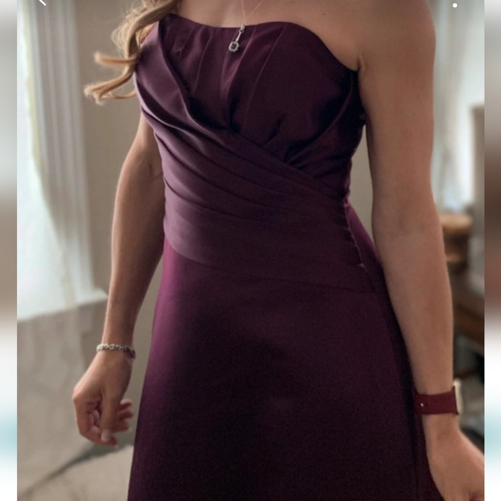 Alfred Angelo Deep Purple Gown